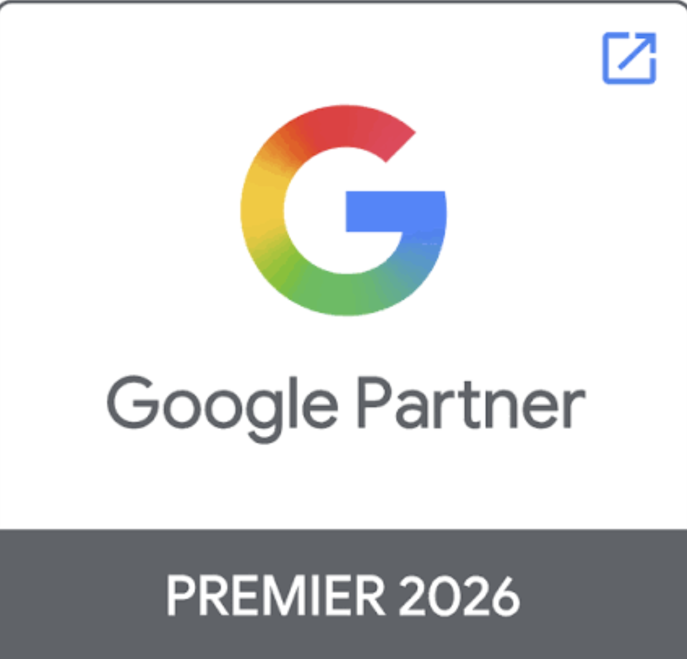 Google Premier Partner 2026 badge